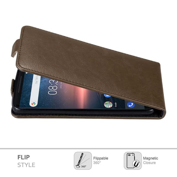 Deksel til Nokia 8 Sirocco Flip Etui med magnetisk lukking
