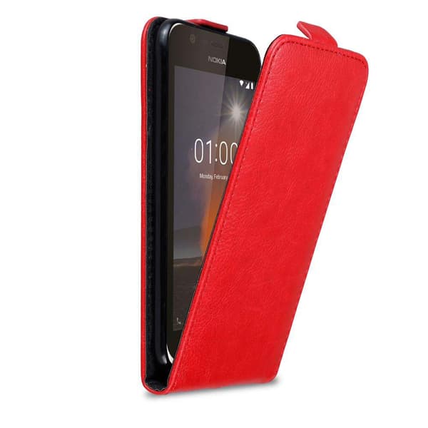Deksel til Nokia 1 2018 Flip Etui med magnetisk lukking