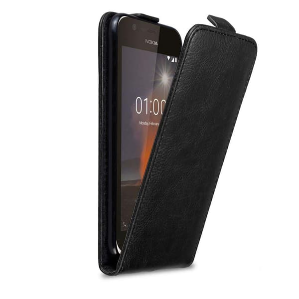 Deksel til Nokia 1 2018 Flip Etui med magnetisk lukking