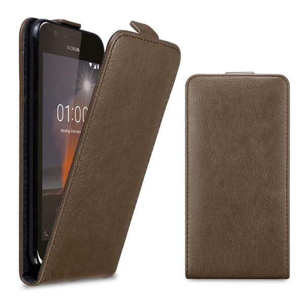 Deksel til Nokia 1 2018 Flip Etui med magnetisk lukking