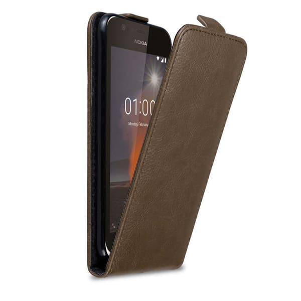 Deksel til Nokia 1 2018 Flip Etui med magnetisk lukking