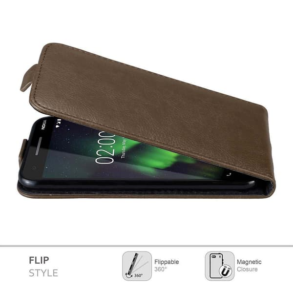 Skyddsfodral för Nokia 2.1 Fodral Skal i flipdesign med magnetisk stängning Case Cover