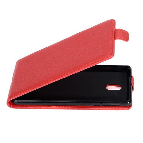 Nokia 3 2017 Skal Fodral i flipdesign Mobilskydd av smidigt konstläder Case Cover