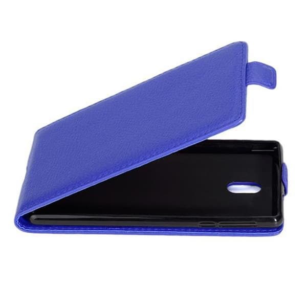 Nokia 3 2017 Skal Fodral i flipdesign Mobilskydd av smidigt konstläder Case Cover