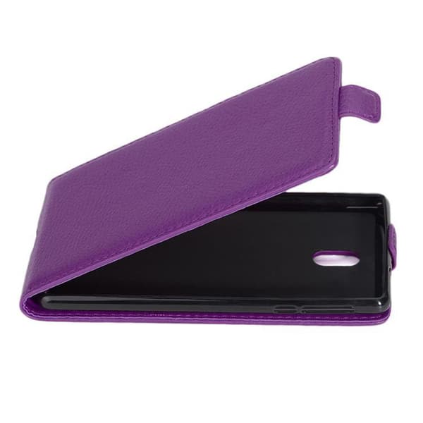 Nokia 3 2017 Skal Fodral i flipdesign Mobilskydd av smidigt konstläder Case Cover