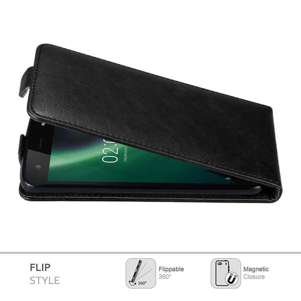 Nokia 2 2017 Suojakotelo Suojakuori Lompakkokotelo Matkapuhelinkotelo flip muotoilu magneettisuljenta