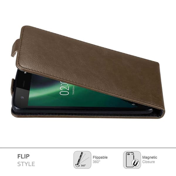 Nokia 2 2017 Suojakotelo Suojakuori Lompakkokotelo Matkapuhelinkotelo flip muotoilu magneettisuljenta