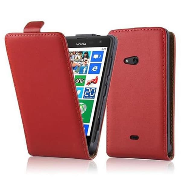 Nokia Lumia 625 Skal Fodral i flipdesign Mobilskydd av smidigt konstläder Case Cover