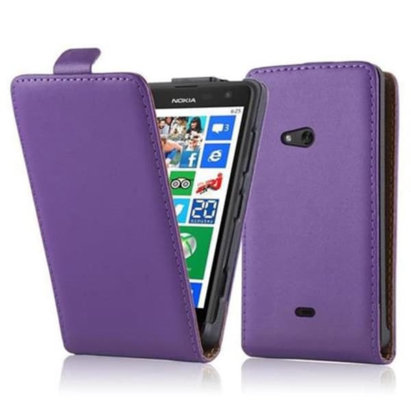 Nokia Lumia 625 Skal Fodral i flipdesign Mobilskydd av smidigt konstläder Case Cover
