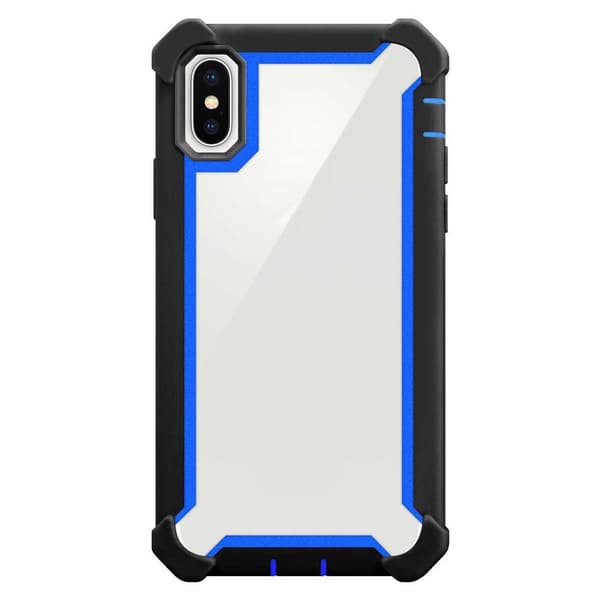 iPhone XS MAX Skal 2-i-1 Fodral Skal M obilskydd med TPU-silikonkant och akrylbaksida