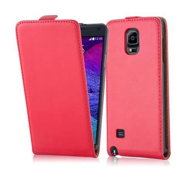 Samsung Galaxy NOTE 4 Skal Fodral i flipdesign Mobilskydd av smidigt konstläder Case Cover