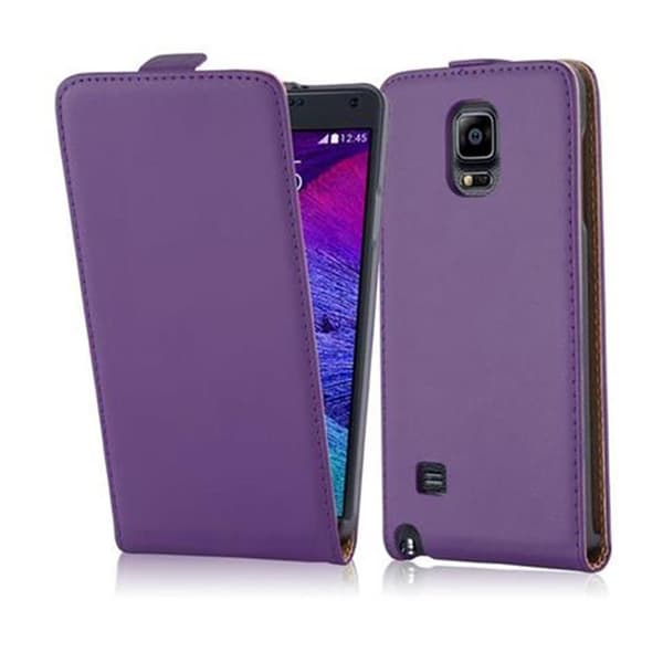 Samsung Galaxy NOTE 4 Skal Fodral i flipdesign Mobilskydd av smidigt konstläder Case Cover