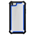 Miniatyrbilde 4 av 7: Deksel for iPhone 7 / 7S / 8 / SE 2020 2-i-1 beskyttelsesdeksel med TPU-silikonkant og bakside av akrylglass