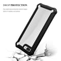 Miniatyrbilde 5 av 7: Deksel for iPhone 7 PLUS / 7S PLUS / 8 PLUS 2-i-1 beskyttelsesdeksel med TPU-silikonkant og bakside av akrylglass