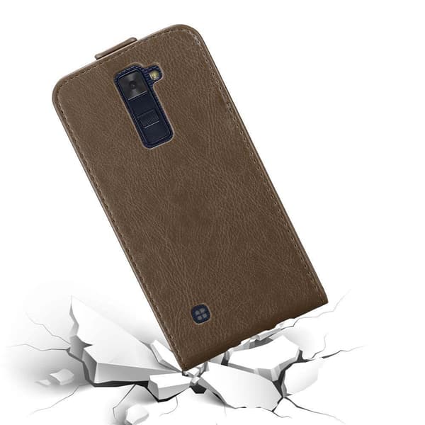 LG K8 2016 Suojakotelo Suojakuori Lompakkokotelo Matkapuhelinkotelo flip muotoilu magneettisuljenta