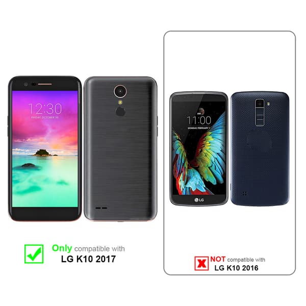 LG K10 2017 Suojakotelo Suojakuori Lompakkokotelo Matkapuhelinkotelo flip muotoilu magneettisuljenta