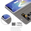 Pikkukuva 6 / 11: Huawei MATE 20 PRO Suojakotelo Suojakuori Lompakkokotelo Matkapuhelinkotelo jossa magneettisuljenta, jalusta-toiminto ja korttitasku