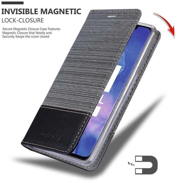 Huawei MATE 20 PRO Suojakotelo Suojakuori Lompakkokotelo Matkapuhelinkotelo jossa magneettisuljenta, jalusta-toiminto ja korttitasku