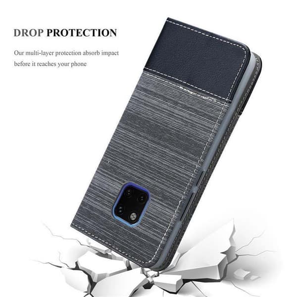 Huawei MATE 20 PRO Suojakotelo Suojakuori Lompakkokotelo Matkapuhelinkotelo jossa magneettisuljenta, jalusta-toiminto ja korttitasku