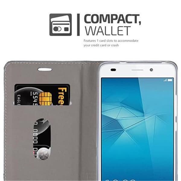 Honor 5C Skal Plånboksfodral med magnetisk stängning, ståfunktion och kortficka