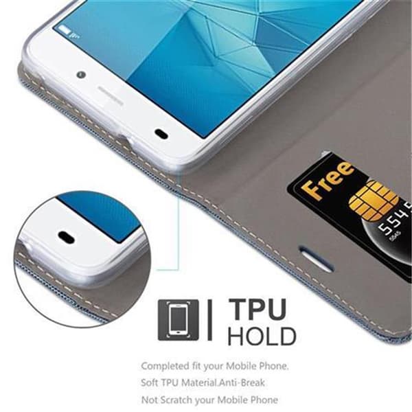 Honor 5C Skal Plånboksfodral med magnetisk stängning, ståfunktion och kortficka