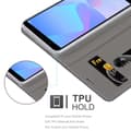 Miniatyrbilde 2 av 7: Deksel til Huawei Y6 PRIME Lommebokdeksel med magnetisk lukking, stativfunksjon og kortlomme