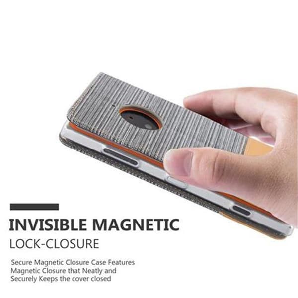 Nokia Lumia 830 Skal Plånboksfodral med magnetisk stängning, ståfunktion och kortficka