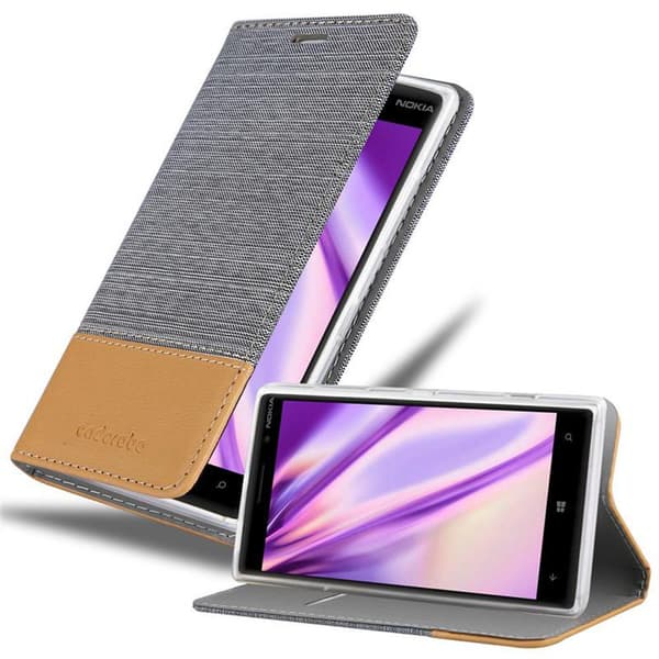 Nokia Lumia 830 Suojakotelo Suojakuori Lompakkokotelo Matkapuhelinkotelo jossa magneettisuljenta, jalusta-toiminto ja korttitasku