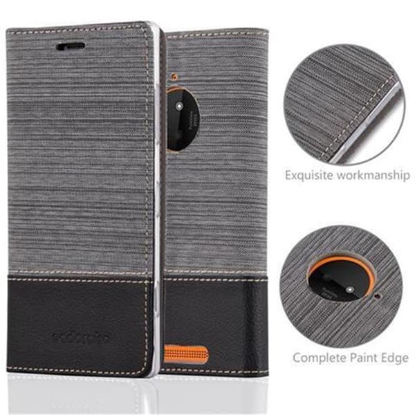 Nokia Lumia 830 Skal Plånboksfodral med magnetisk stängning, ståfunktion och kortficka