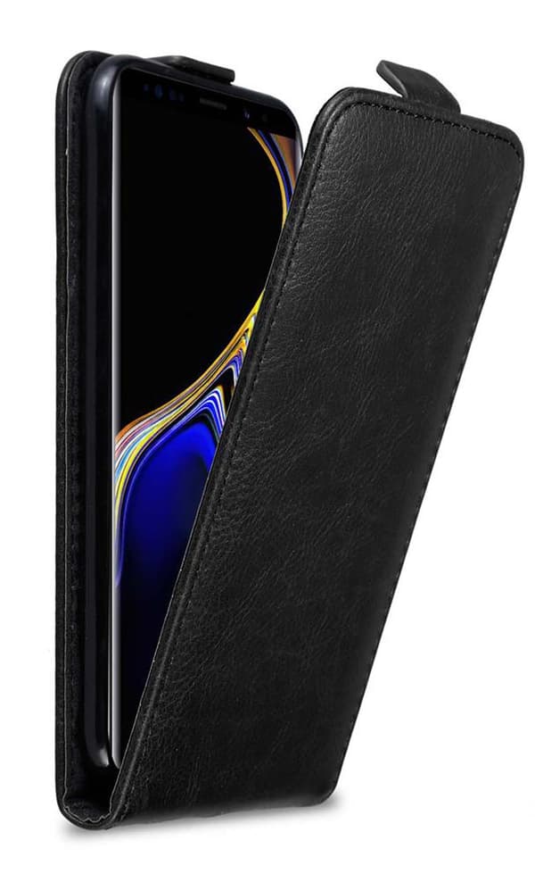 Skyddsfodral för Samsung Galaxy NOTE 9 Fodral Skal i flipdesign med magnetisk stängning Case Cover NATT SVART