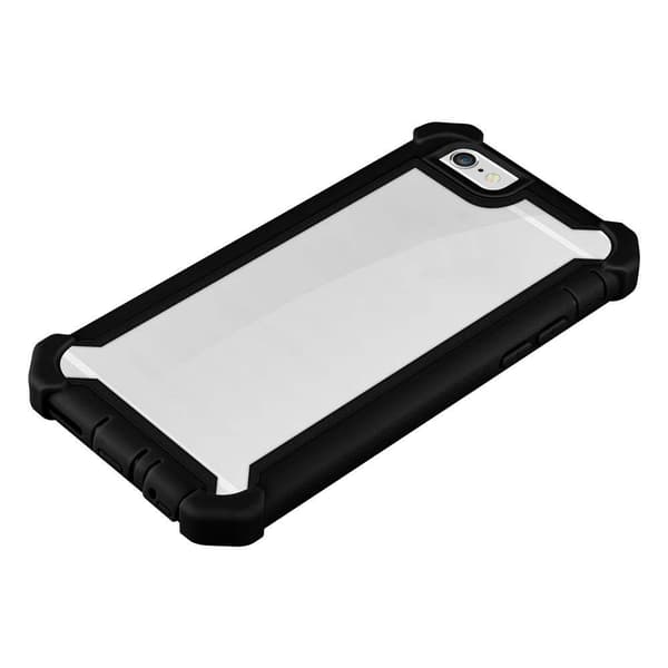iPhone 6 / 6S Skal 2-i-1 Fodral Skal M obilskydd med TPU-silikonkant och akrylbaksida