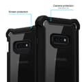 Pikkukuva 2 / 7: Samsung Galaxy S10e Suojakuori Suojakotelo 2-in-1 jossa on TPU-silikonireuna ja akryylilasinen takapuoli