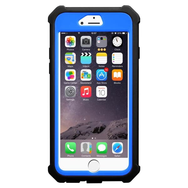 iPhone 6 PLUS / 6S PLUS Skal 2-i-1 Fodral Skal M obilskydd med TPU-silikonkant och akrylbaksida