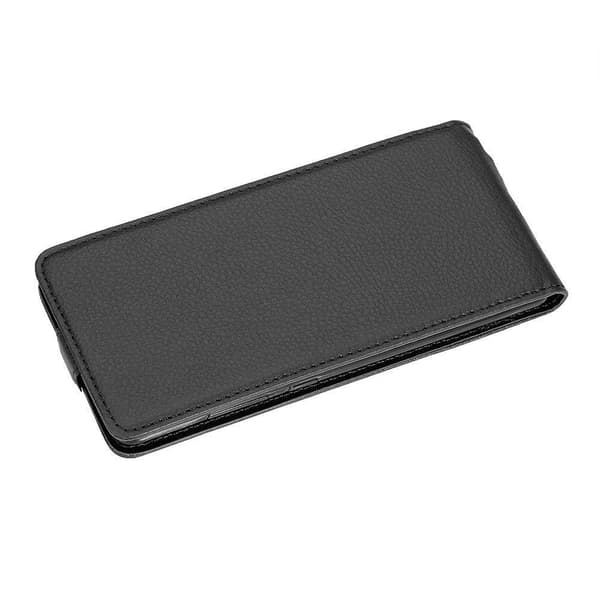 Deksel til Huawei P10 PLUS Flip Etui laget av strukturert kunstskinn