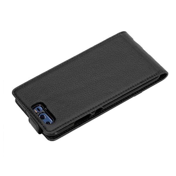 Deksel til Huawei P10 PLUS Flip Etui laget av strukturert kunstskinn