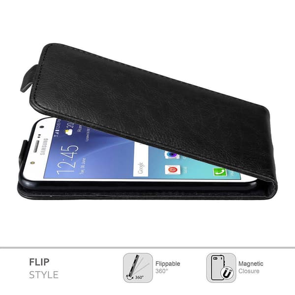 Skyddsfodral för Samsung Galaxy J7 2015 Fodral Skal i flipdesign med magnetisk stängning Case Cover