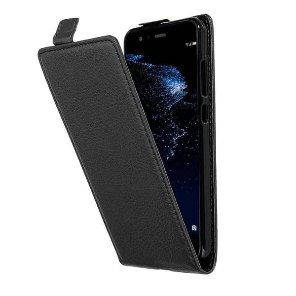 Deksel til Huawei P10 LITE Flip Etui laget av strukturert kunstskinn