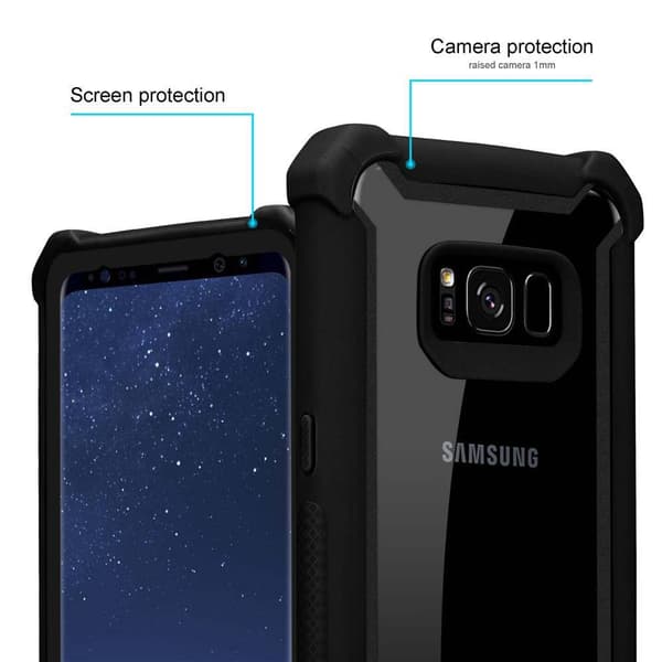 Samsung Galaxy S8 PLUS Etui Case Cover (Sort)
