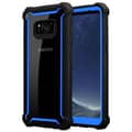 Miniatyrbilde 1 av 8: Deksel for Samsung Galaxy S8 2-i-1 beskyttelsesdeksel med TPU-silikonkant og bakside av akrylglass