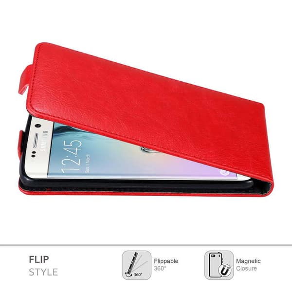 Samsung Galaxy S6 EDGE Pungetui Flip Cover ()