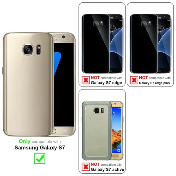 Deksel til Samsung Galaxy S7 Flip Etui med magnetisk lukking