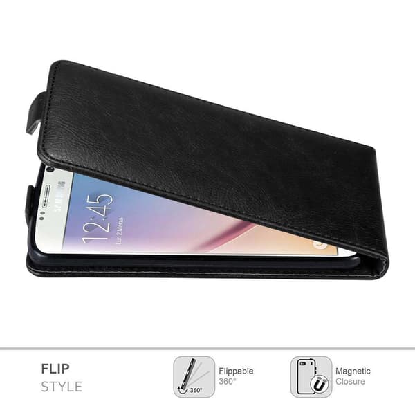 Deksel til Samsung Galaxy S6 Flip Etui med magnetisk lukking