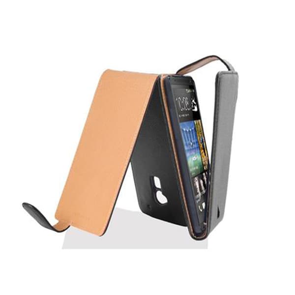 Deksel til HTC ONE MAX T6 Flip Etui laget av strukturert kunstskinn
