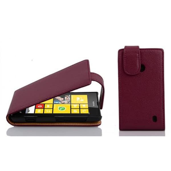 Skyddsfodral för Nokia Lumia 520 / 521 Fodral Skal Mobilskydd i flipdesign av texturerat konstläder Case Cover