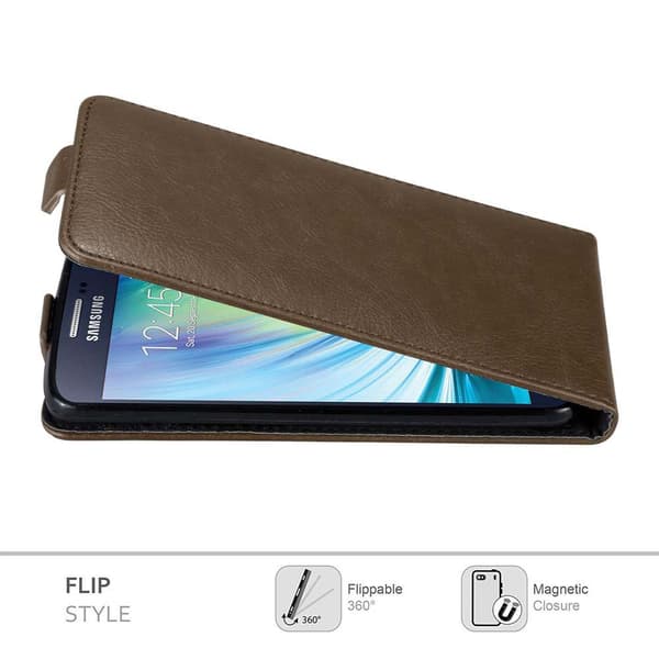 Deksel til Samsung Galaxy A5 2015 Flip Etui med magnetisk lukking