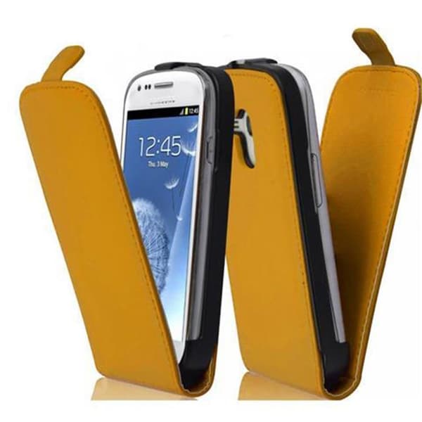 Samsung Galaxy S3 MINI Skal Fodral i flipdesign Mobilskydd av smidigt konstläder Case Cover