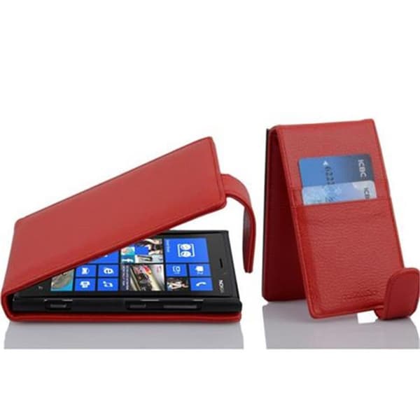 Nokia Lumia 920 Suojakotelo Suojakuori Lompakkokotelo Matkapuhelinkotelo Teksturoidusta keinonahasta valmistettu flip-muotoiltu suojakotelo