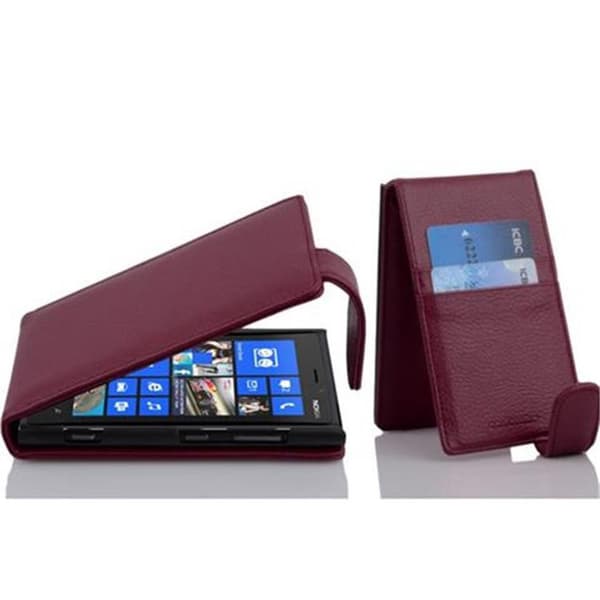 Nokia Lumia 920 Suojakotelo Suojakuori Lompakkokotelo Matkapuhelinkotelo Teksturoidusta keinonahasta valmistettu flip-muotoiltu suojakotelo