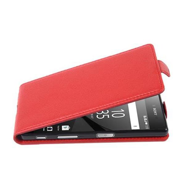 Skyddsfodral för Sony Xperia Z5 COMPACT Fodral Skal Mobilskydd i flipdesign av texturerat konstläder Case Cover