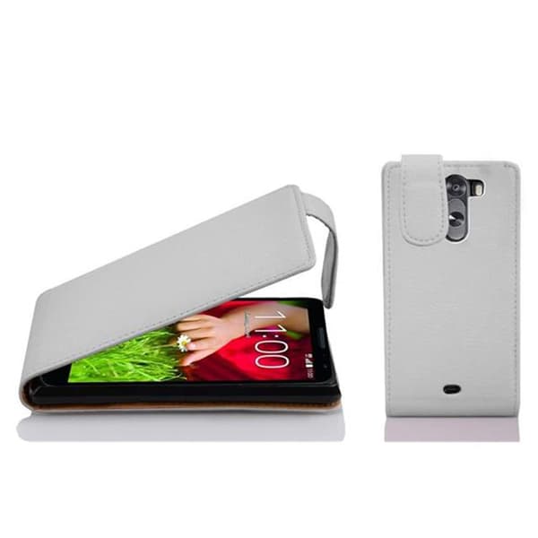 Deksel til LG G2 MINI Flip Etui laget av strukturert kunstskinn
